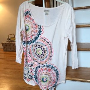 Lucky Brand Long Sleeve T-shirt Size Large